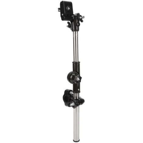 Support d'ombrelle pliable en acier inoxydable pour fauteuil roulant, vélo et poussette