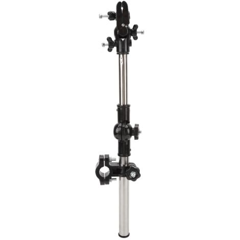 Support d'ombrelle pliable universel en acier inoxydable pour vélo, poussette et fauteuil roulant
