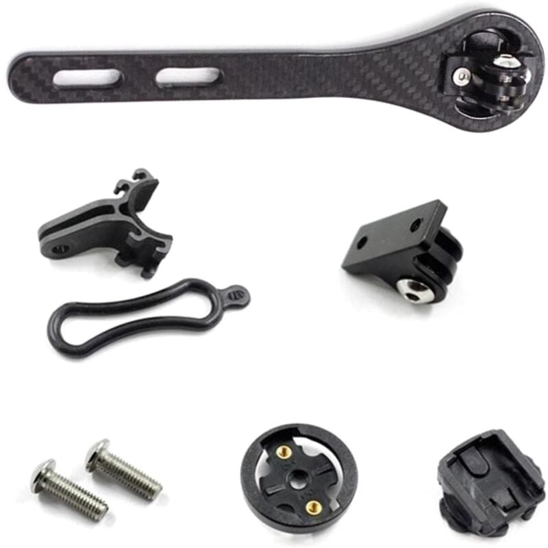 Support d'ordinateur de guidon intégré en fibre de carbone pour Virb ou Gopro -a