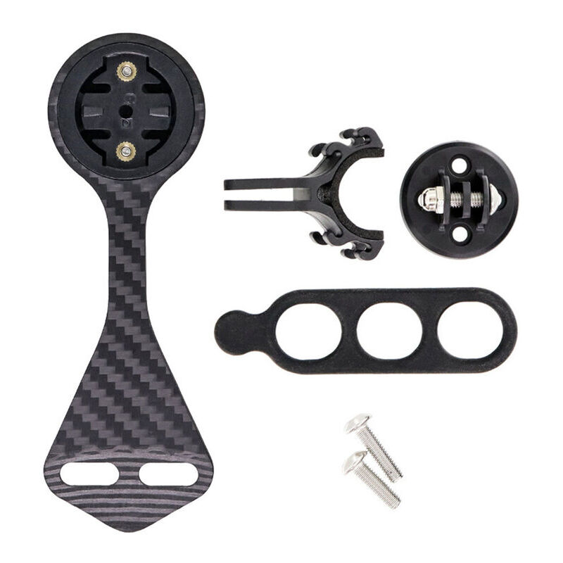 ZVD - Support d'Ordinateur en Fibre de Carbone pour Guidon de Vélo F12 - Pour Garmin Cateye (Modèle yza)