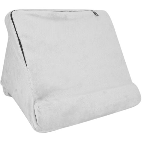 Support d'oreiller réglable pour tablette, téléphone et livre - Gris