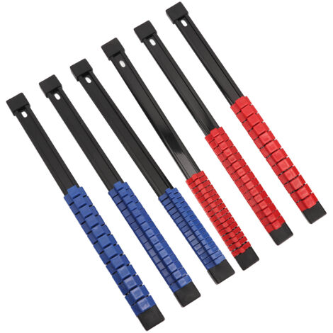 Support d'Organisation pour Douilles 1/2", 3/8", 1/4" - Porte-Outils en Plastique Rigide - Pack de 6