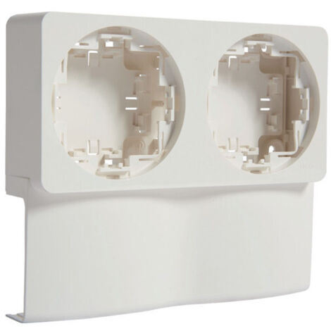 Support double appareillage saillie ateha pour ATA20x50 Pure - HAGER ATA205929016