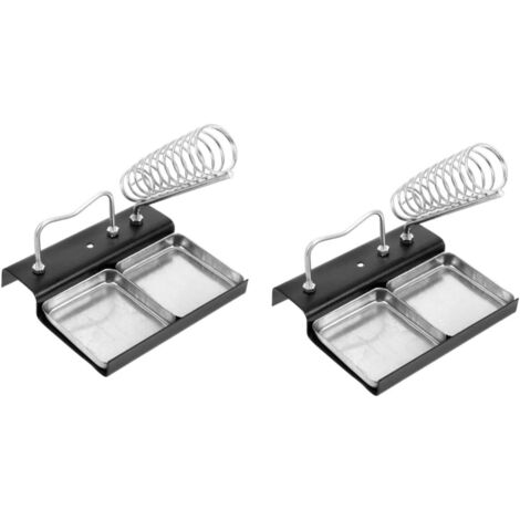 Support double pour fer souder 2 pices avec base stable