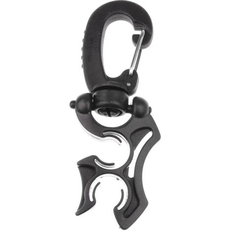 Support double tuyau 35 mm pour rgulateurs noir