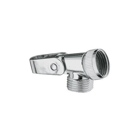 Support douchette 1/2 chrome