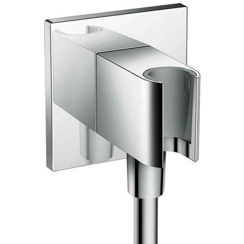 Hansgrohe - Axor Programme de douche - Coude de raccordement de douche avec support, chrome 36734000