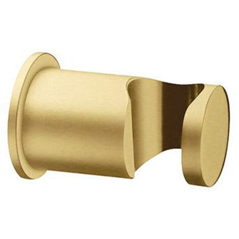 Support Douchette Rond Mural Pvd Or Brosse Robinetterie HYDROTHERAPIE - CRISTINA ONDYNA PD44996P