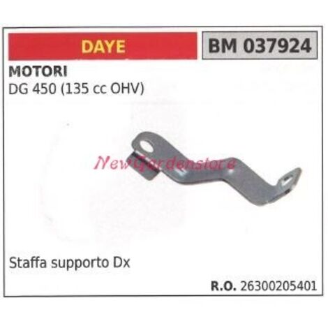 Support droit réservoir DAYE moteur de débroussailleuse DG 450 037924