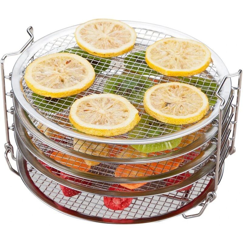 Aougo - Support déshydratant pour Ninja Foodi de 6,5 et 8 litres, en acier inoxydable de qualité alimentaire 6.5&8