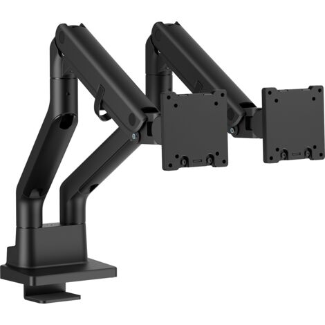 Support écran PC  - à ressort à gaz 2 écrans 24"-45"