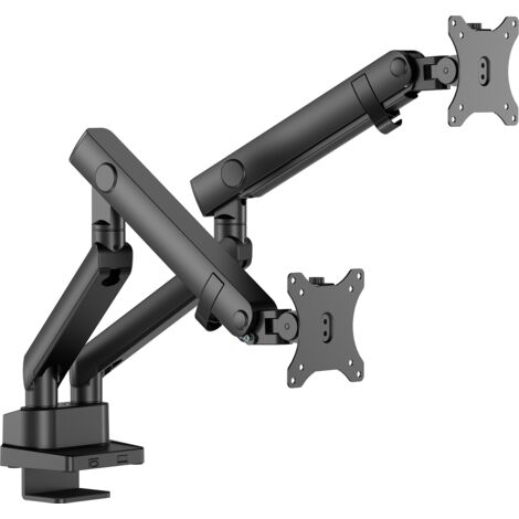 Support écran PC à ressort mécanique 2 écrans PC 17"-35"
