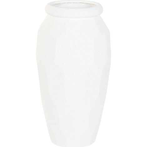Support élégant pour pot de fleurs en magnesia blanc cassé - blanc cassé élégant