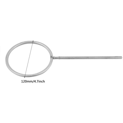 Support en Acier Inoxydable pour Anneau de Rétort Fermé de 120mm