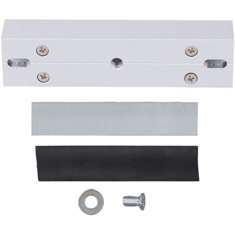Support en alliage d'aluminium en forme de U pour serrure magnétique 180 kg (350 lbs) - Porte en verre sans cadre - Installation facile-AquaForge