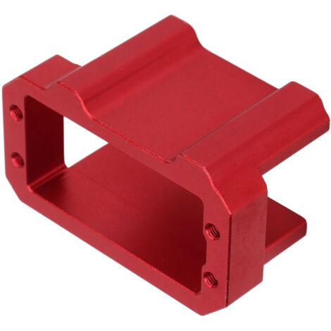 Support en Alliage d'Aluminium pour Servo de Voiture RC 1/8 4x4 - Rouge