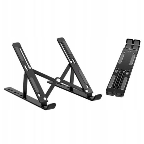 SUPPORT EN ALUMINIUM, TABLE POUR ORDINATEUR PORTABLE PLIABLE