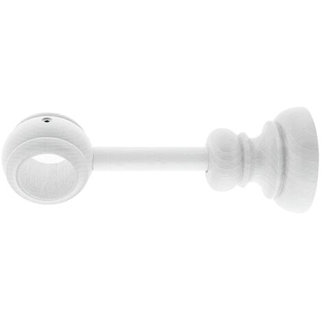 Support en bois extensible 20 x 146 mm blanche