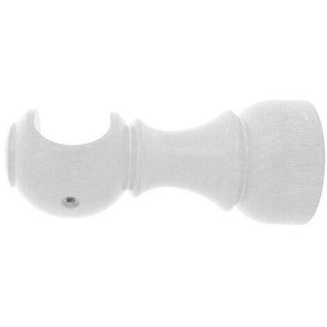 Support en bois lisse ouvert 20x 88 mm. Blanc
