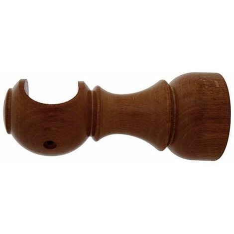 Support en bois lisse ouvert 20x 88 mm. Noyer