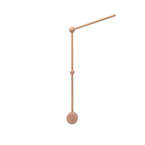 Support en bois pour mobile de lit bébé, hauteur réglable, style minimaliste