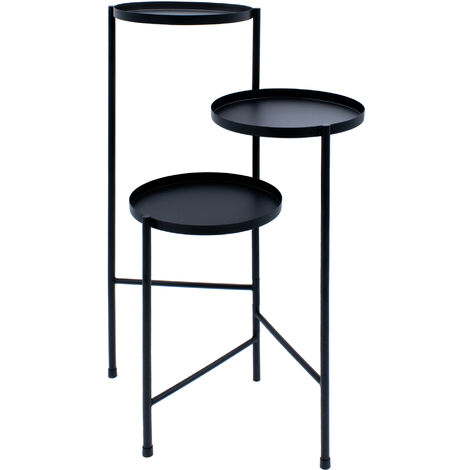 Plateau Supplémentaire Pour étagère à Fleurs Télescopique Bremermann 61088 - Blanc - Charge Max 2 Kg - 5