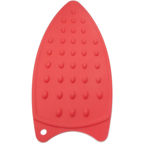 Support en silicone résistant à la chaleur et tapis de repassage antidérapant, adapté aux fers à repasser, à la vaisselle et aux tasses, plage de température -40230°C, dimensions 27 x 14 x 0,7 cm (ro