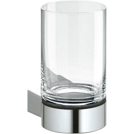 Support en verre Keuco avec plan en verre véritablement cristallin chromé