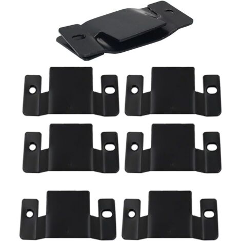 Support encastré, connecteur de meuble emboîtable en 8 pièces, connecteur pour canapé, crochet pour tableau, support de fixation robuste adapté aux têtes de lit, canapés, miroirs de coiffeuse, fixatio