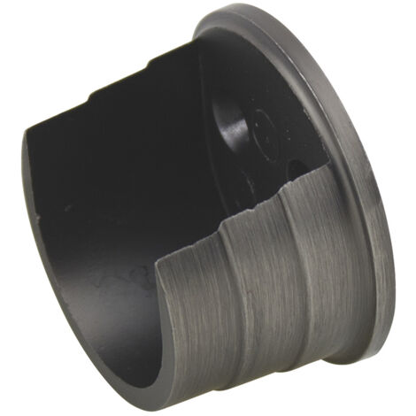 Support Entre-murs en Carbone Ø28mm pour barre à rideaux - Boulet
