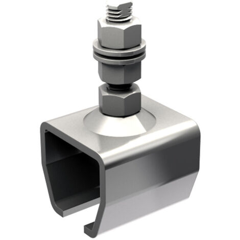 Support enveloppant en INOX 304L pour rails SU2067 et SU2068 - 200 kg