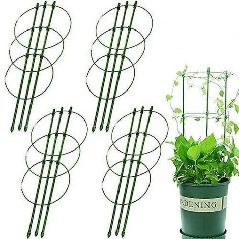 Support Escalade Rotin 631 Support Fleur Fixe 45cmx4-Ensoleillé