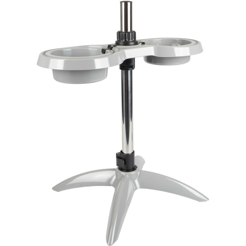 Animallparadise - Support et gamelles mélamine . taille s. 600 et 800 ml. pour chiens.