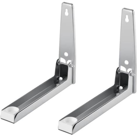 Support étagère Inox épaisseur évolutive pliable cuisine Rack micro-ondes support mural
