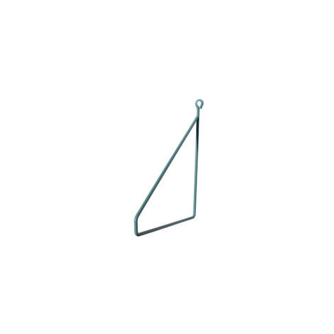 Support étagère métal turquoise Linea 19