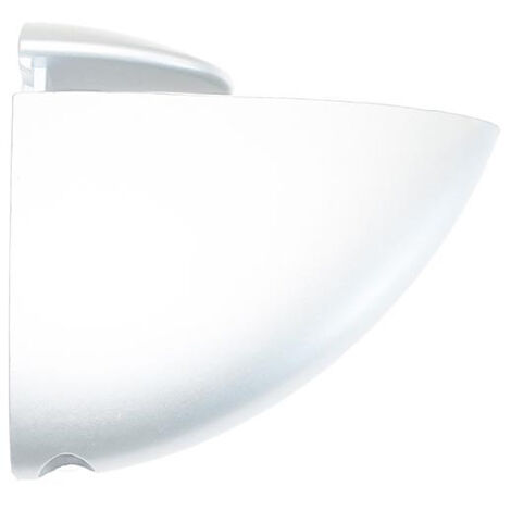 Support étagère Pelican Blanc (pack 2) Design Pelican, Fixation Robuste, Blanc - Micel