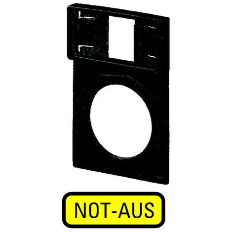 Support +étiquette arrêt d'urgence EATON Q25TGE-199