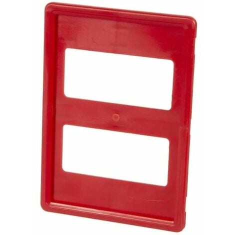 Support étiquette de prix panneau affichage de prix A6 rouge 150x110mm pour rayonnage magasin étagère présentatoir rayon panneau perforé