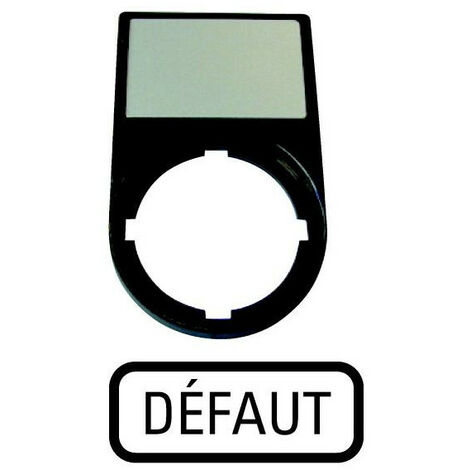 Support +étiquette DEFAUT EATON M22S-ST-F67