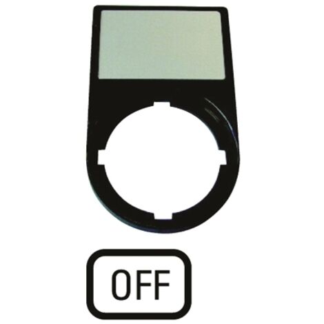 Support +étiquette OFF EATON M22S-ST-GB5