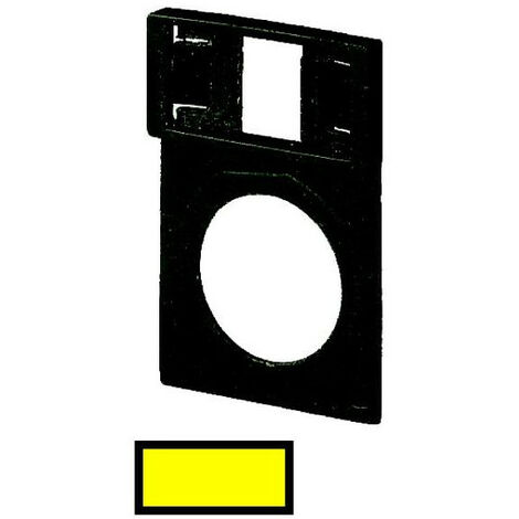 Support +étiquette sans inscription jaune EATON Q25TGE-05