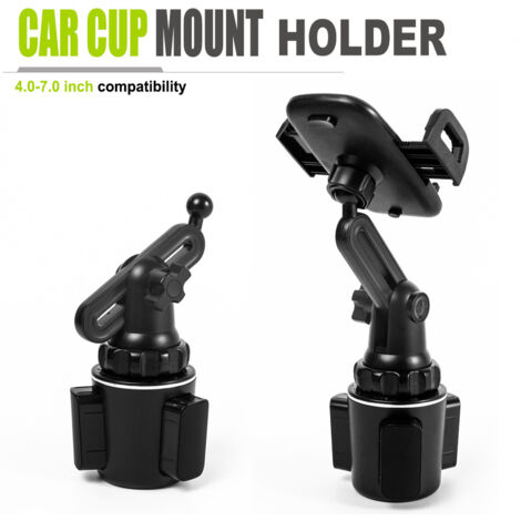 Support extensible pour gobelet/base de voiture, support de téléphone et système de navigation.