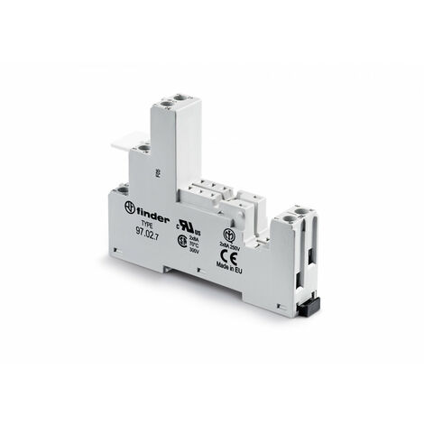 SUPPORT FERROVIAIRE CLASSEMENT V0 POUR 4652 RACCORDEMENT BOBINE ET CONTACT SEPARE ETRIER METAL BORNES CAGE FINDER 392400