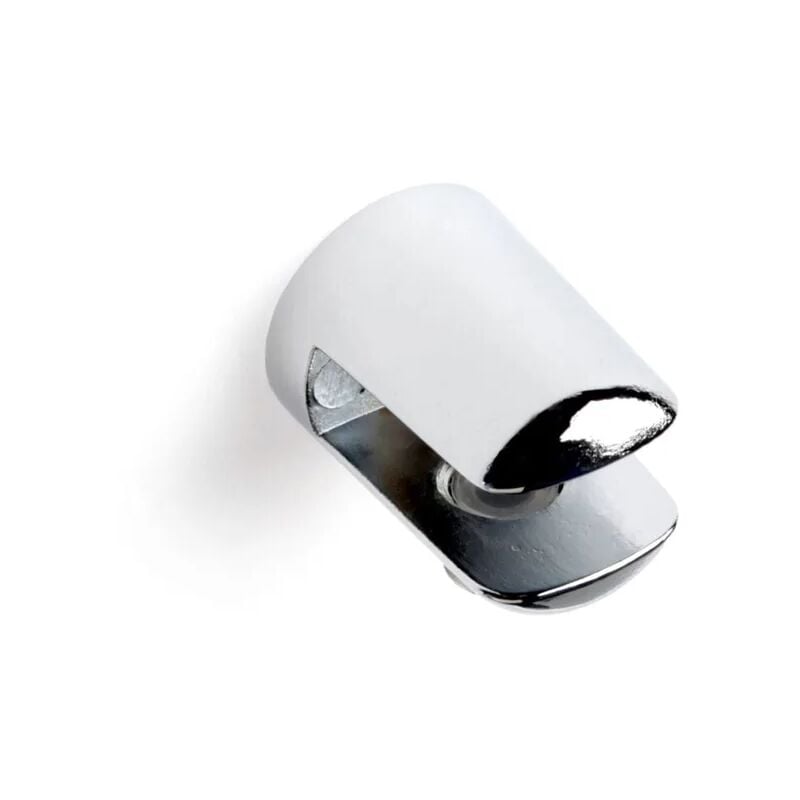 Tonchean - Support fixe pour étagères en verre et bois Pour étagères d'une épaisseur de 8 à 10 mm Système de fixation vissé 10 unité