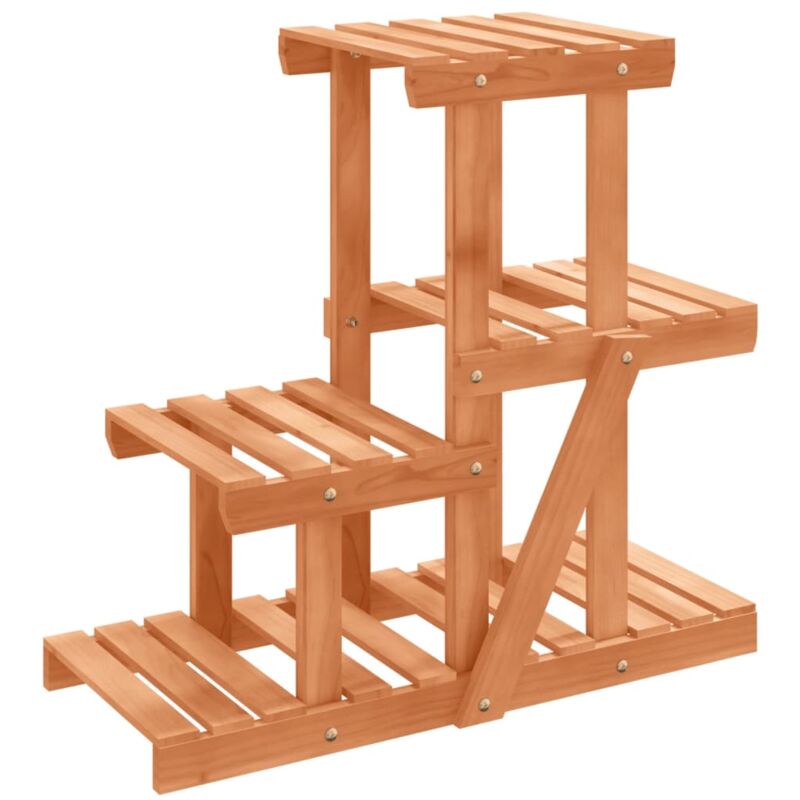Vidaxl - Support à fleurs 58x25x51 cm bois massif de sapin