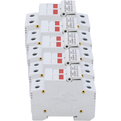 Support fusible miniature RT18-32X sur rail DIN, voyant LED, 32A 500-690V, 2 pôles, matériel électrique
