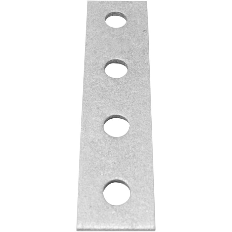Support Galvanisé et trempé à chaud Rectangulaire, 4 trous de diamètre 14mm, 40 x 168 x 5mm