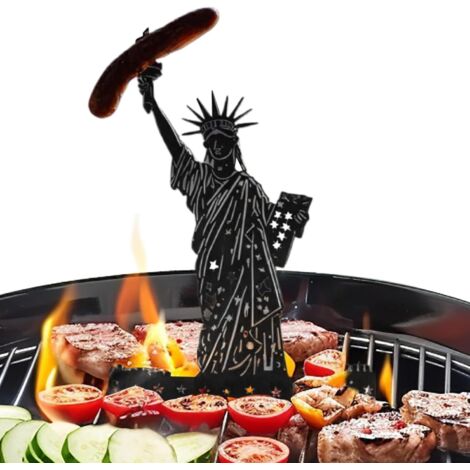 Support Grille Hot-Dog - Support de Cuisson en Fonte pour