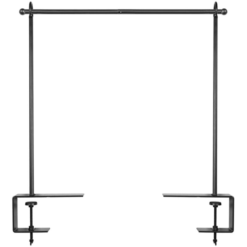 Support Guirlande BARILO Noir Acier H46/101cm