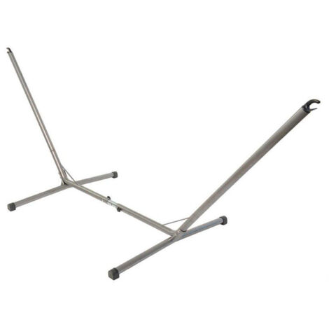 Support hamac Sumo Grande – Acier réglable 320-380cm – Revêtement RockStone résistant aux rayures – Charge max 200kg – Amazonas